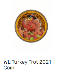 Turkey Trot 2021 Coin